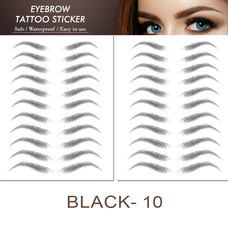 4D Hair-Like EyeBrows Waterproof Tattoo - Image 3
