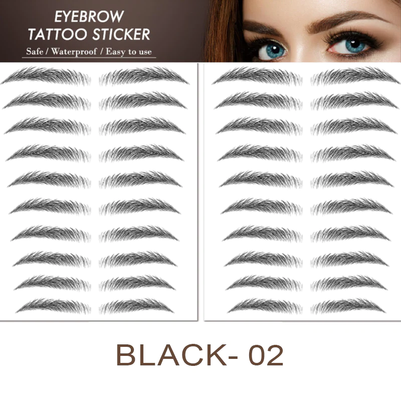 4D Hair-Like EyeBrows Waterproof Tattoo - Image 4