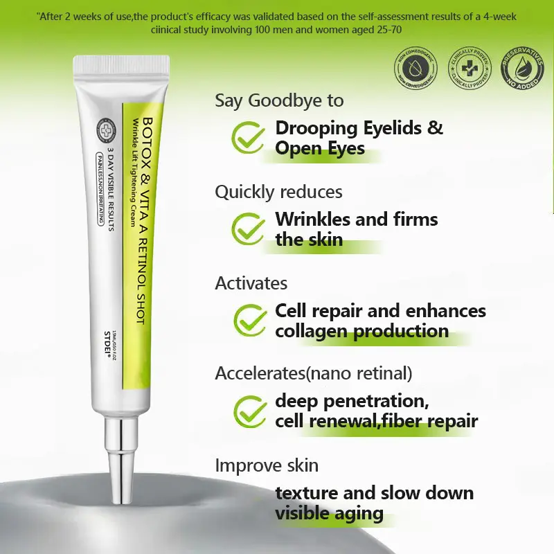 BOTOX & VITA A RETINOL SHOT Wrinkle Lift Tightening Cream - Image 55