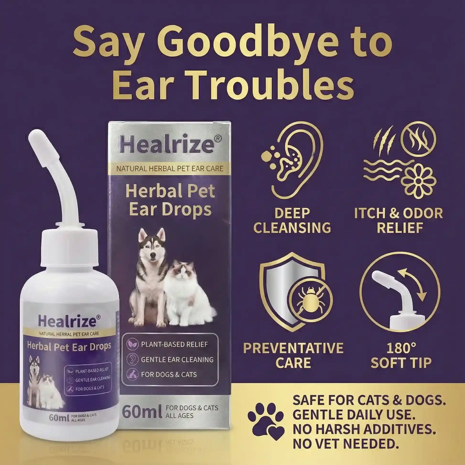 Best Seller🔥 Herbal Pet Ear Drops🎉Special limited-time discount - Image 4