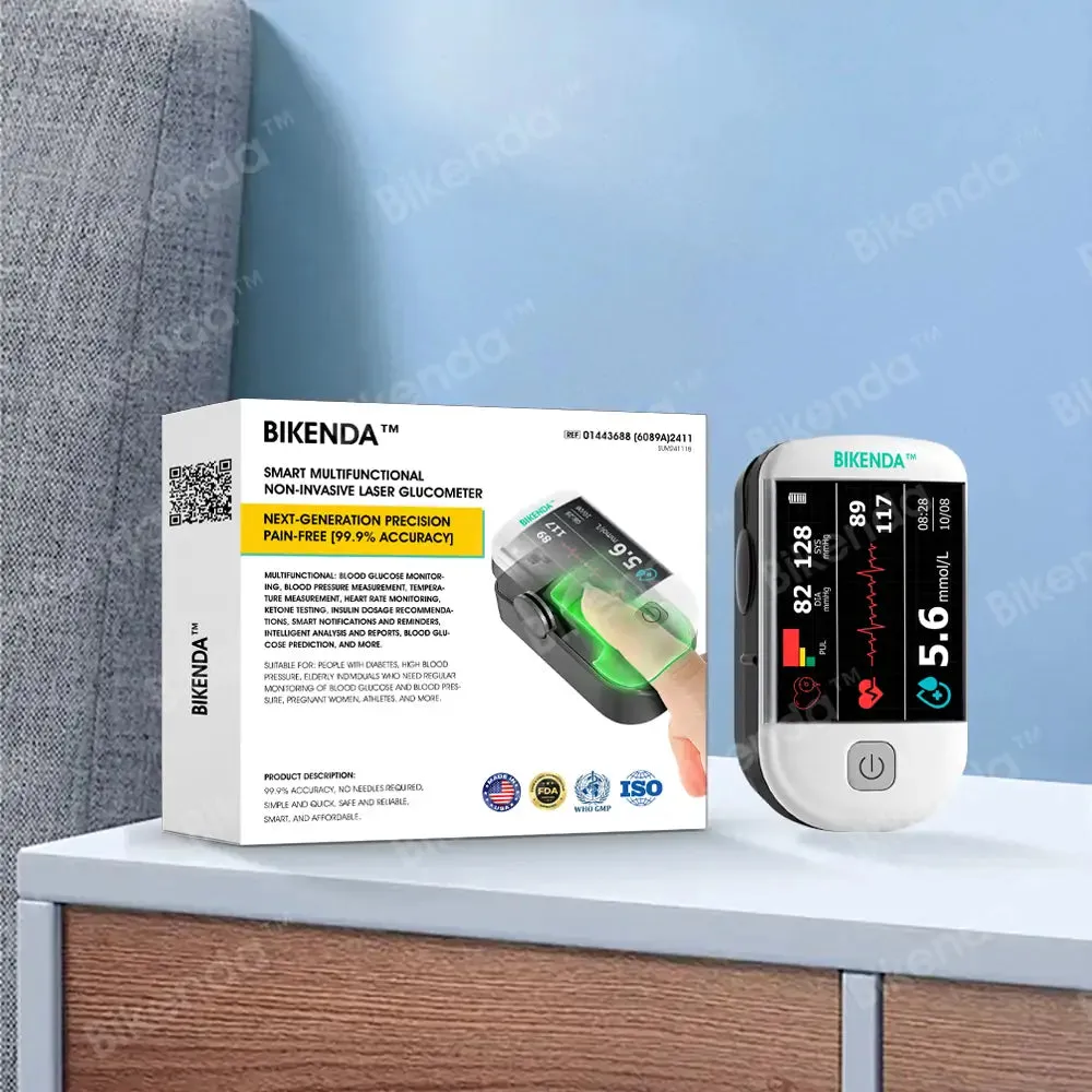 Premium Next-Generation 3-in-1 Non-Invasive Laser Glucose Meter