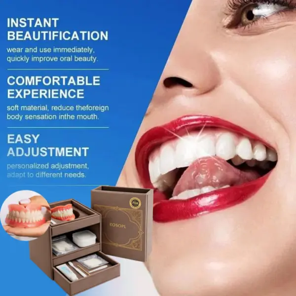 Ends Today: 70% OFF! Custom-Fit Full Functional Dentures Make you more confident - Image 2