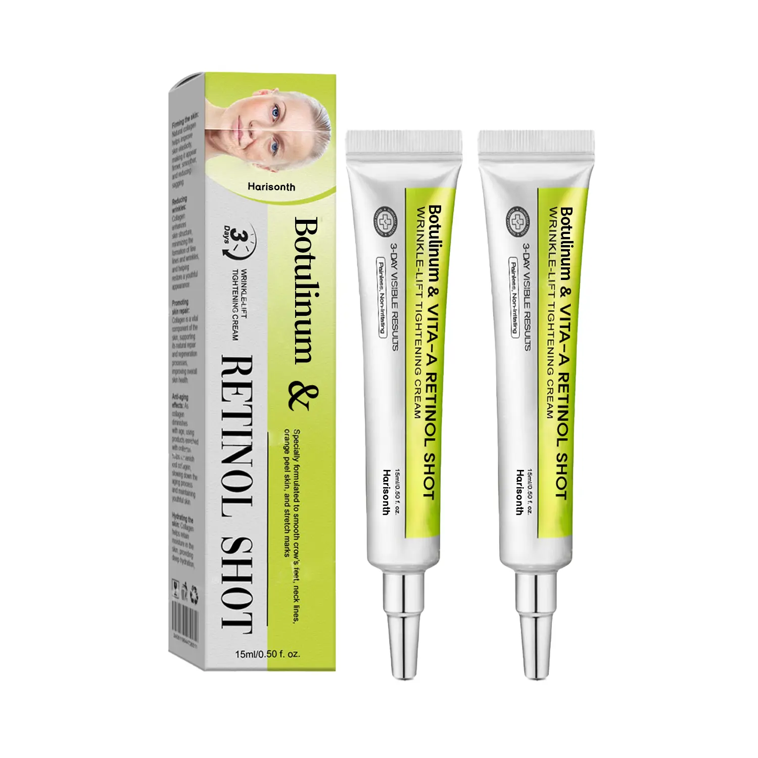 Final 3 Hours: 70%OFF🔥 Harisonth Botulinum & Vita-A Retinol Shot Wrinkle-Lift Tightening cream✨ - Image 10
