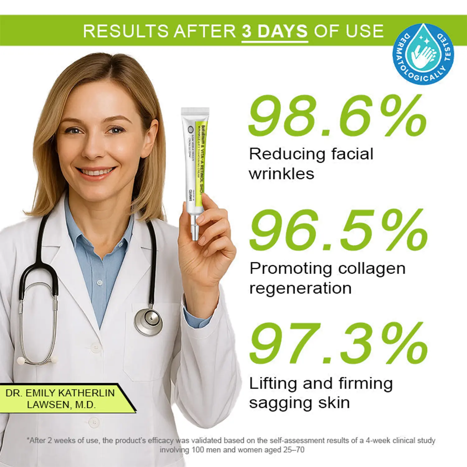 🔥Final 3 Hours: 70%OFF🔥 Botulinum & Vita-A Retinol Shot Wrinkle-Lift Tightening cream✨ - Image 4