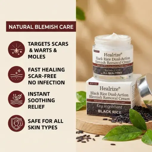 Black Rice Dual-Action Blemish Removal Cream - Image 4