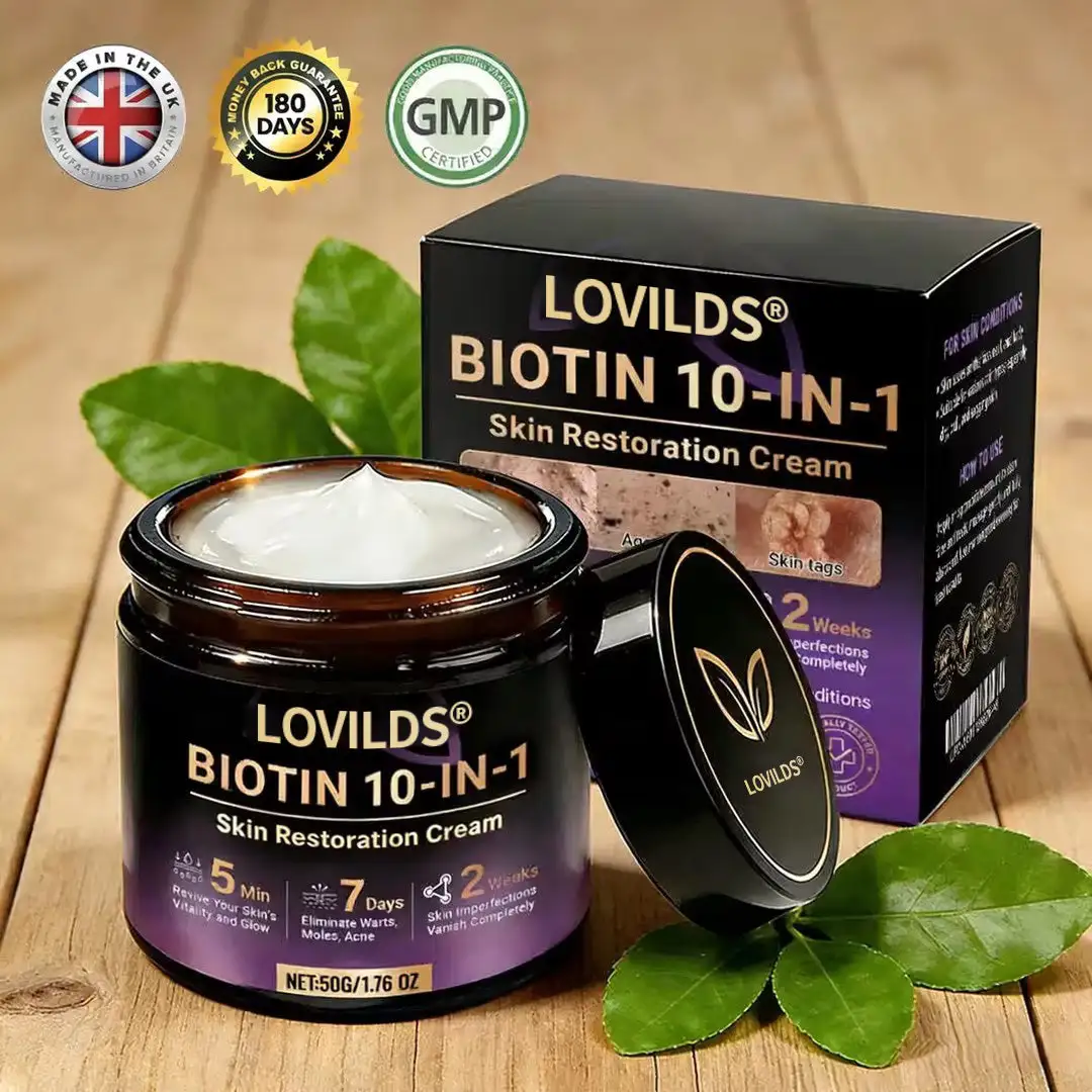 Made and Shipped from UK Biotin 10-in-1 Skin Restoration Cream