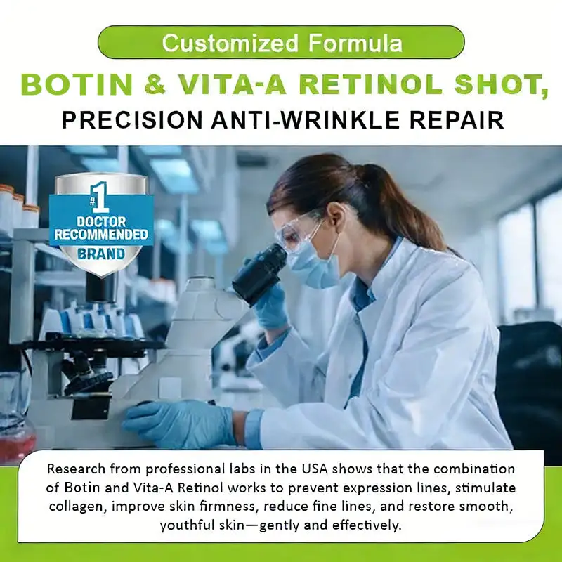 Made and shipped from the USA - Botin & Vita-A Retinol Shot Wrinkle-Lift Tightening cream - Image 11