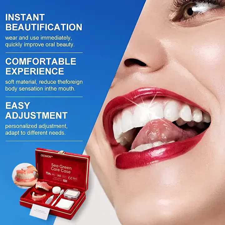 Medical Full Denture with Strong Suctiond Custom-Fit Full Functional Dentures - Image 4