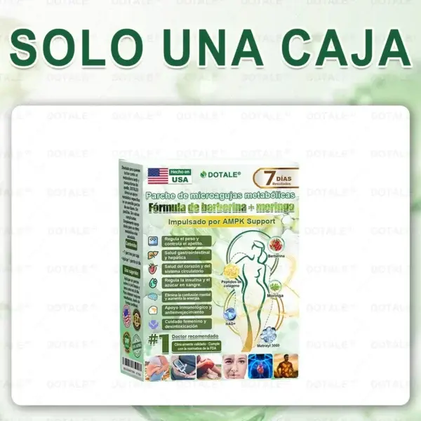 Parche de Microagujas Nano Avanzado 10 en 1 con Moringa Berberina y NAD+ - Image 23