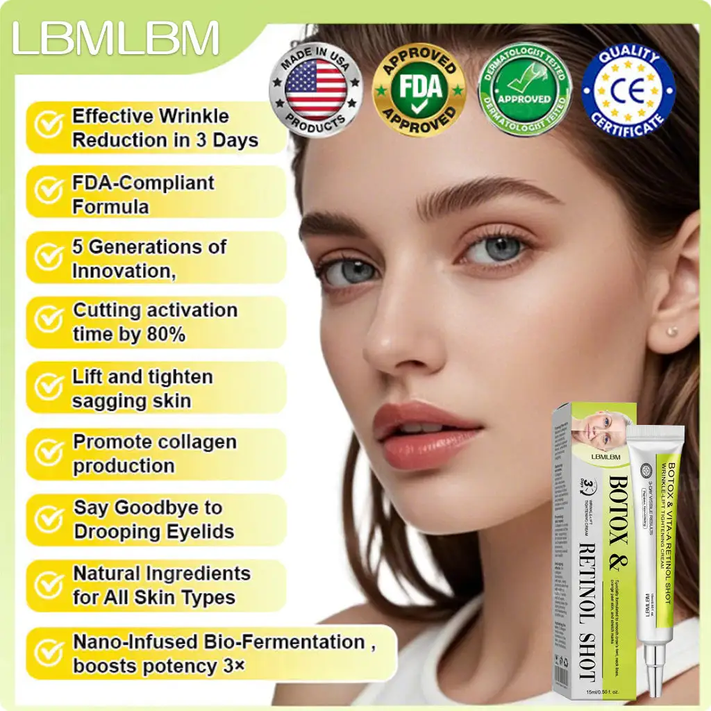 👏🌿Proudly Made in the USA💫 Advanced Peptide Botox-Style + Vita-A Retinol Lifting Renewal Cream