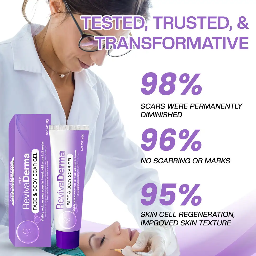 RevivaDerma Face & Body Scar Gel - Image 15