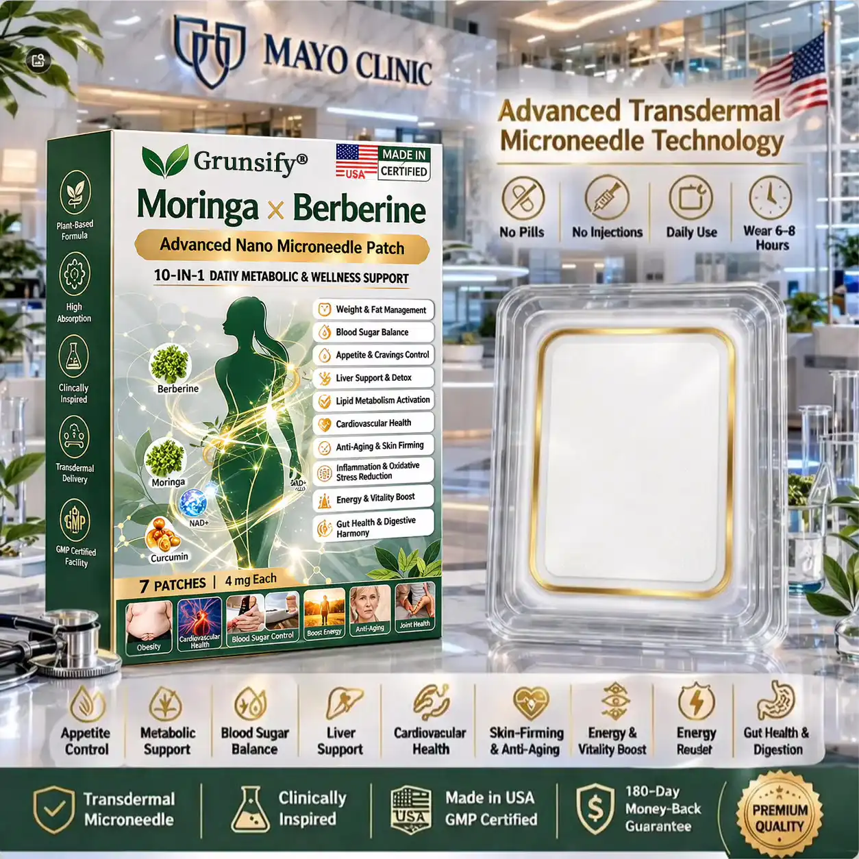 10-in-1 Microneedle Patch
