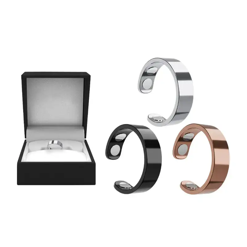 Magnetic Ring - Elegant Stainless Steel Ring - Magnet Rings - Image 22