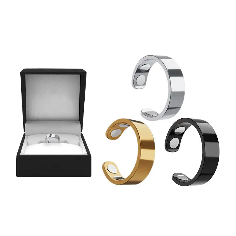 Magnetic Ring - Elegant Stainless Steel Ring - Magnet Rings - Image 26