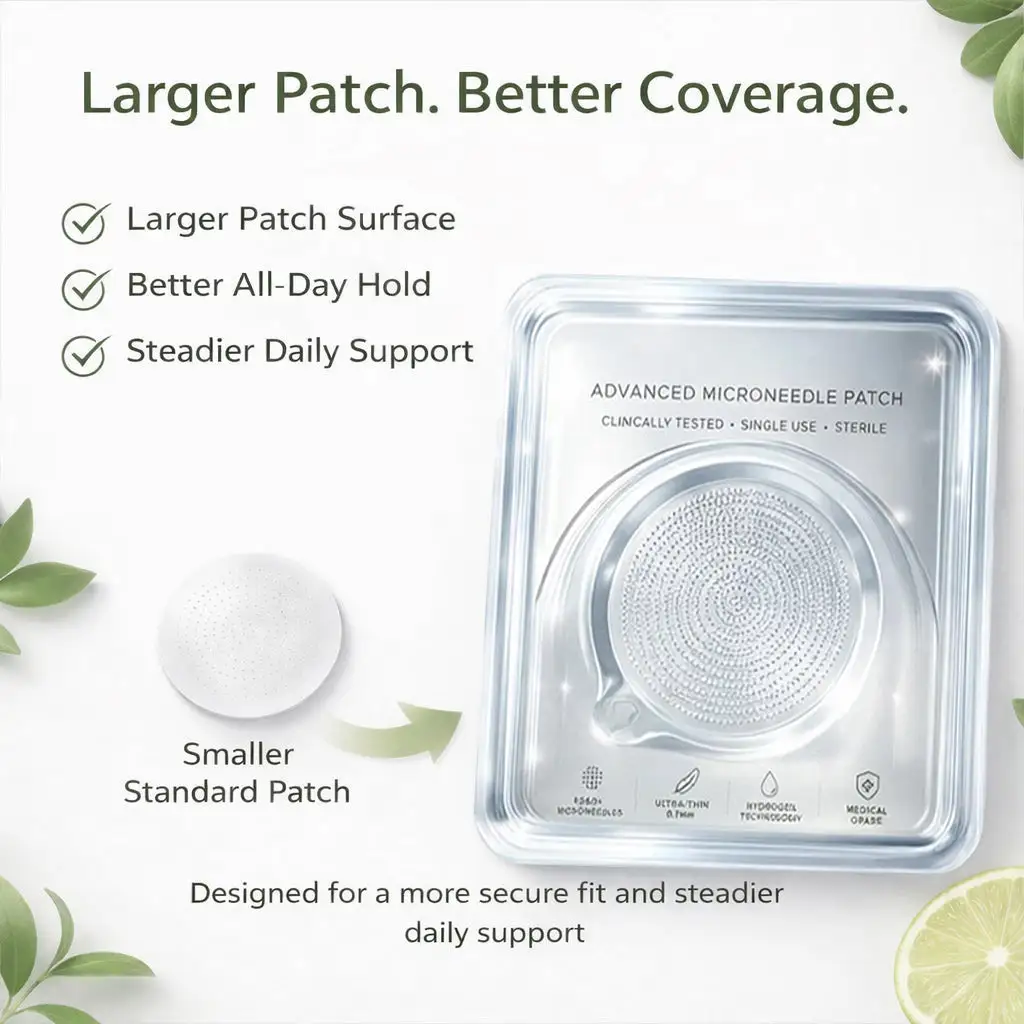 Moringa · Berberine × NAD+ 10-in-1 Advanced Nano Microneedle Patch - Image 2