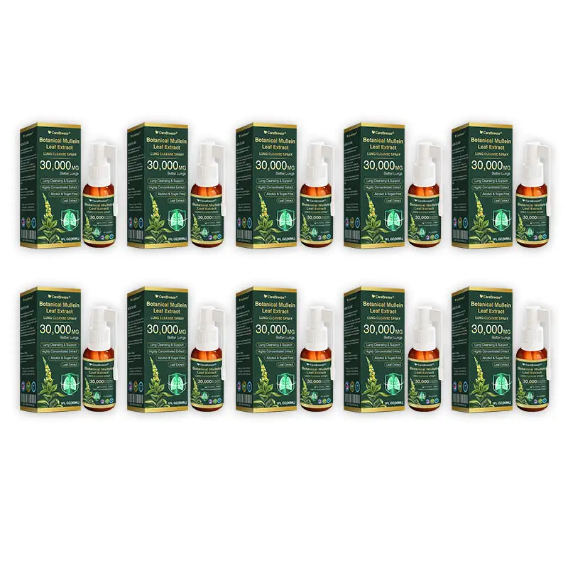 Botanical Mullein Leaf Extract Lung Cleanse Spray - Image 14
