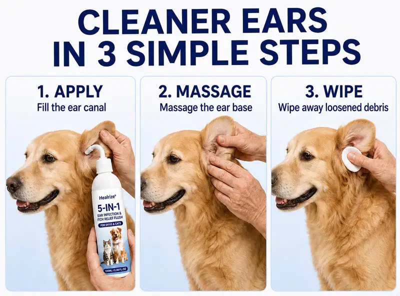 5-in-1 Ear Infection & Itch Relief Flush for Dogs & Cats - Image 4