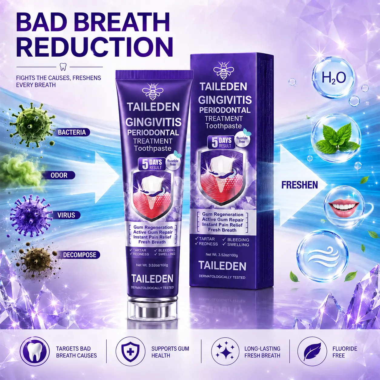 Gingivitis Periodontal Treatment Toothpaste - Image 8