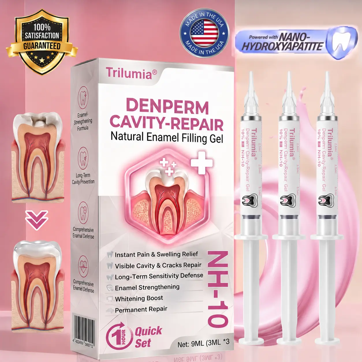 DenPerm Cavity-Repair Natural Enamel